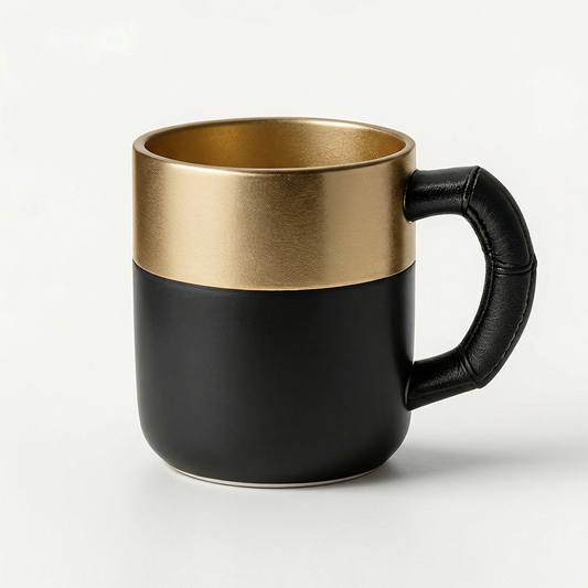 🖤 Black & Gold Luxury Coffee Mug ☕ Premium Ceramic Mug 🎁 Perfect Gift for Him & Her