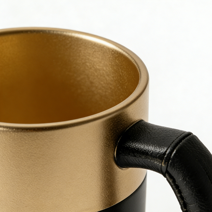 🖤 Black & Gold Luxury Coffee Mug ☕ Premium Ceramic Mug 🎁 Perfect Gift for Him & Her