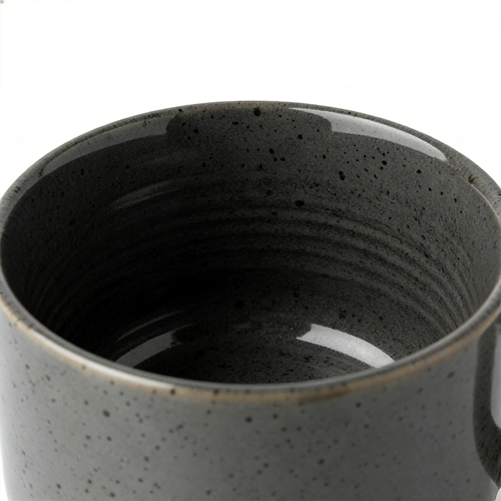 Minimalist Matte Stoneware Coffee Mug Modern Grey Ceramic Cup Nordic Style Office & Home Mug