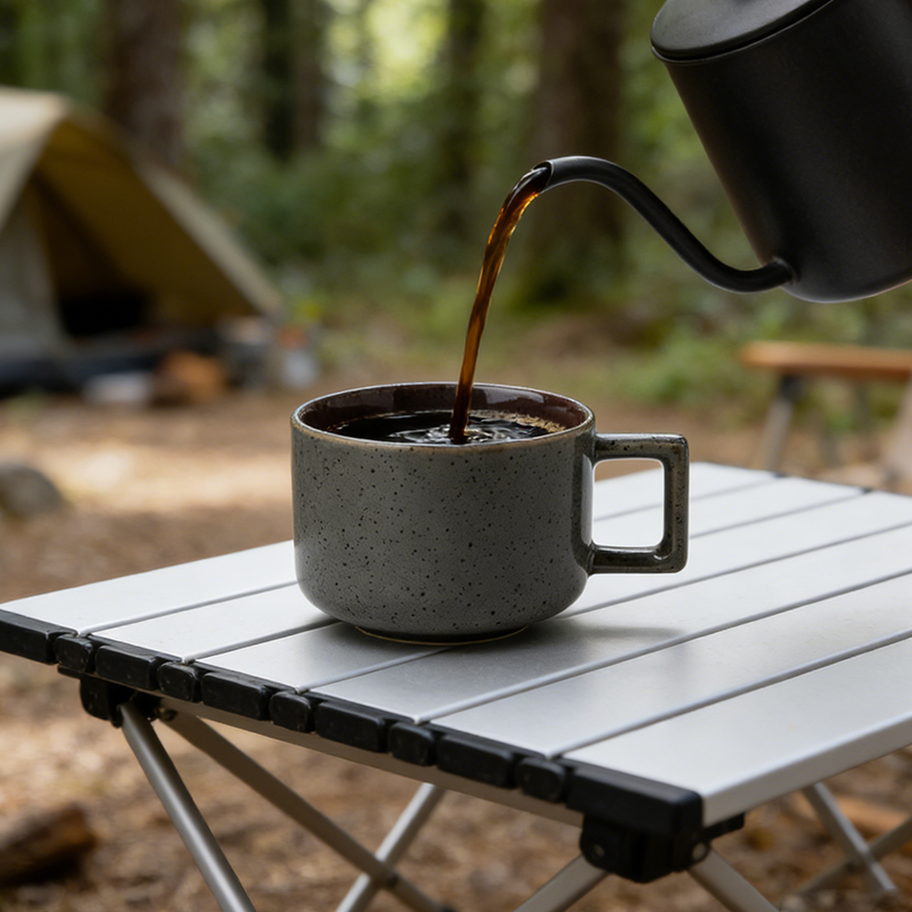 Minimalist Matte Stoneware Coffee Mug Modern Grey Ceramic Cup Nordic Style Office & Home Mug
