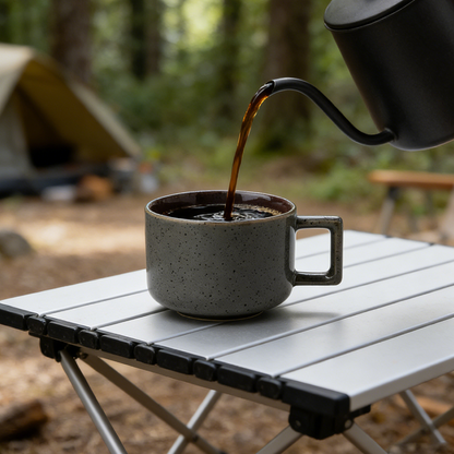 Minimalist Matte Stoneware Coffee Mug Modern Grey Ceramic Cup Nordic Style Office & Home Mug