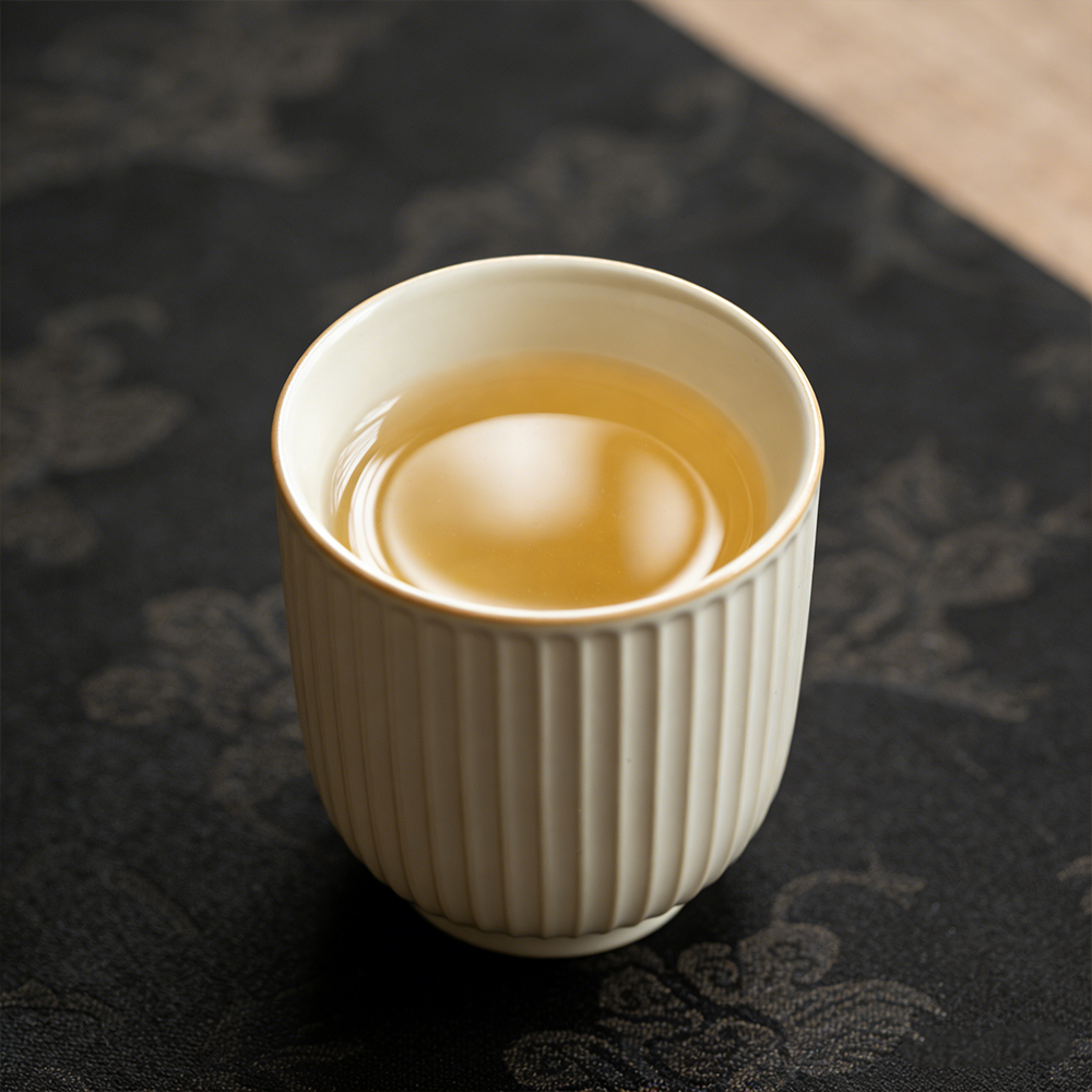 Minimalist Ceramic Coffee Mug | Modern Ribbed Mug | Elegant Gift & Everyday Cup