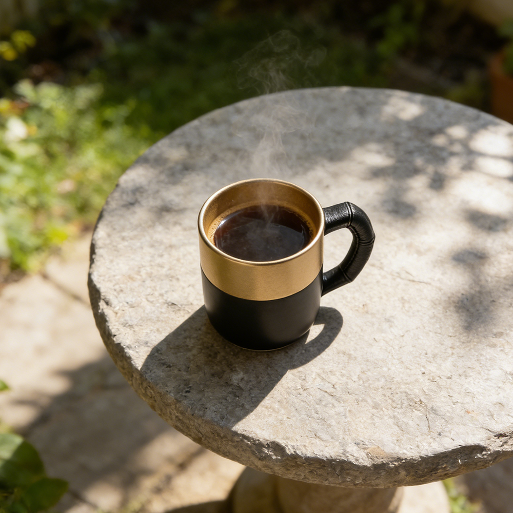 🖤 Black & Gold Luxury Coffee Mug ☕ Premium Ceramic Mug 🎁 Perfect Gift for Him & Her